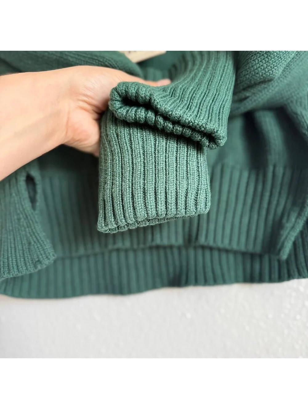 INDUSTRY Republic Clothing Teal Green Knit Sweater NWT S/P